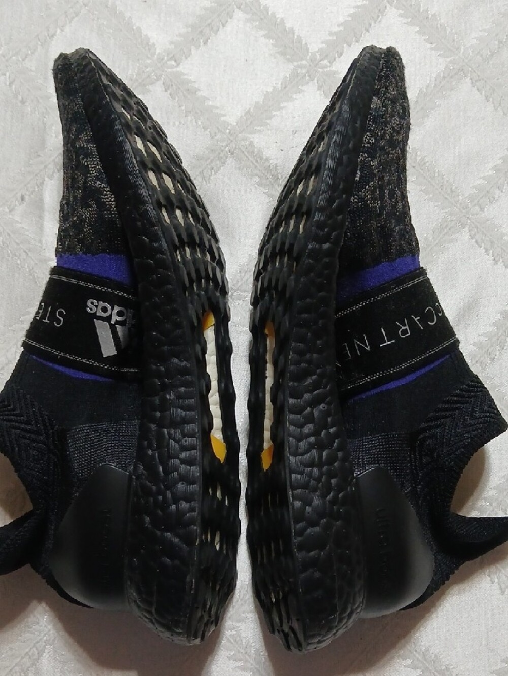 Adidas by Stella McCartney Black Slip-On Running Shoes Size 8.5 - Picture 4 of 8